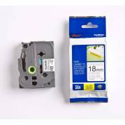 Labeltape, Brother, TZES241, St&aelig;rk 18mmx8.00m sort/hvid