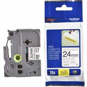 Labeltape, Brother, TZES251, St&aelig;rk 24mmx8.00m sort/hvid