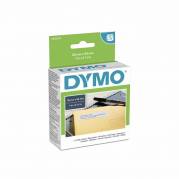 Etiketter, Dymo, Firkantet Udvendig vikling, 54.00, kraft/PE Permanent (DP 37), hvid rulle a 500 eti