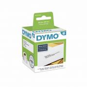 Adresseetiketter, Dymo 28x89mm hvid, rulle a 260 etiketter