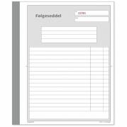 Standardblok, Mayland, Delivery note hvid, 148x200mm, 2x50 blade