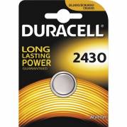 Knapcellebatteri, Duracell DL2430/CR2430/ECR2430, 2430 Lithium pakke a 1 stk