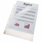 Plastlomme, Esselte transparent 115&micro;m, 210x297mm, plastik pakke a 10 stk