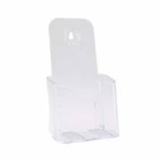 Brochure holder, BNT 1/3 A4, 1 rum til bord, transparent