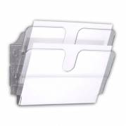 Aviaholder, Durable Ideal Flexi Plus, Vandret til v&aelig;g transparent