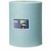 Industriaft&oslash;ring rulle, Tork, W1/W2 Airlaid Sensitiv Cleaning, 1 lag gr&oslash;n/bl&aring; 275mm x 180.00m, &aelig;ske