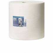 Industriaft&oslash;ring rulle, Tork, W1 standard, 1 lag, hvid 245mm x 460.00m, kasse a 2 ruller FSC Mix Cre