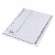 Register, Bantex, A4,210x297mm, 1-31 gr&aring; s&aelig;t med 1 stk.
