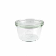 Sylteglas, Rund, &Oslash; 100, h&oslash;jde 69 Glass, transparent, pakke a 6 stk Weck F&oslash;devaregodkendt