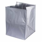 Termo pose, 300 &micro;m, 380 x 380 x 500 mm polyethylen, gr&aring;, Unprinted karton a 30 stk Velegnet til indi