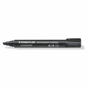 Marker, Staedtler Lumocolor, 350-9 2-5MM, sort, permanent