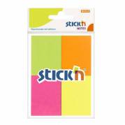 Notes, BNT Stick&acute;n, Neon, assorteret, 38 x50mm