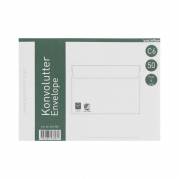 NoName, langsiden &aring;ben, hvid Permanent (DP 37), peel&seel pakke a 50 stk, 561700