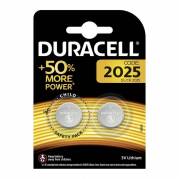 Knapcellebatteri, Duracell, 2025 pakke a 2 stk