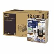 Servietter til dispenser, Tork, N14 2-fold Xpresssnap Advanced, 2 lag, natur 165mmx213mm, pakke med