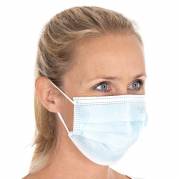 Masker/respirator, Face mask Cat 2 speciel mat, bl&aring;