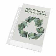 Plastlomme, Esselte Recycle transparent 70&micro;m, 148x210mm, plastik pakke a 100 stk