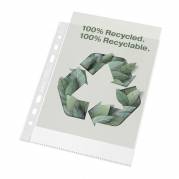 Plastlomme, Esselte Recycle transparent, 210x297mm, plastik pakke a 50 stk