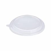 L&aring;g t/salatbowl, Rund, &Oslash; 185, h&oslash;jde 10 A-PET, transparent, 26 - 38 oz pakke a 50 stk F&oslash;devaregodkend