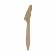 Tr&aelig;bestik, tr&aelig;, tr&aelig;, Wax coated Kniv 185mm, pakke a 100 stk, Exclussiv F&oslash;devaregodkendt