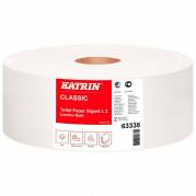 Toiletpapir Jumbo, Katrin, Gigant M 2 lag, hvid x 380.00m, kasse a 6 ruller