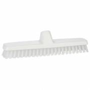 Gulvskrubbe, Vikan, Deck scrub, hard hvidx295mm