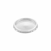 L&aring;g t/plastbakke, F&aelig;rch, Rund, &Oslash; 73 h&oslash;jde 7 PET, transparent, karton a 1000 stk F&oslash;devaregodkendt