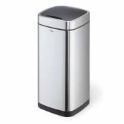 Affaldsspand NO TOUCH m/sensor 35l s&oslash;lv 305x690x350mm (BxHxD)
