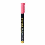 Chalkmarker, Securit, ORIGINAL, 1-2MM Rund spids, pink, permanent