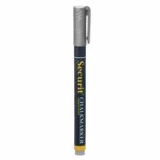 Chalkmarker Securit Original s&oslash;lv 1-2mm rund spids