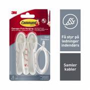 Command, 3M Command, hvid, pakke a 4 stk