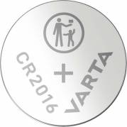 Knapcellebatteri, Varta, CR2016 pakke a 2 stk