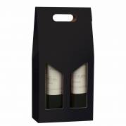 Gave&aelig;ske til vin, udvendig dim: 380 x 180 x 90 mm, indre dim: 180 x 90 x 380 mm, 1-lags,B-flute, s&aelig;r