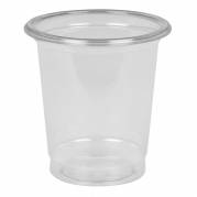 Drikkeb&aelig;ger Plast, 20 ml, RPET transparent, Shots glas, pose med 40 stk F&oslash;devaregodkendt