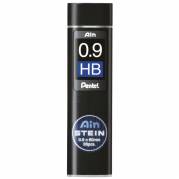 Miner, Pentel Recycology, C279-HBO 0,9MM, HB, sort, pakke med 36 stk