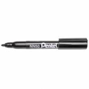 Marker, Pentel Recycology, NN50, 5MM Spids, sort, permanent