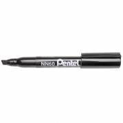 Marker, Pentel Recycology, NN60, 4-6MM Skr&aring; spids, sort, permanent