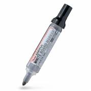 Whiteboardmarker, Pentel Easyflo, 6MM Rund spids, sort, non-permanent