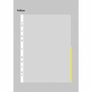 Signallomme, BNT Bnt/Office gul, 210x297mm, PP pakke a 100 stk