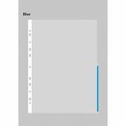 Signallomme, BNT Bnt/Office bl&aring;, 210x297mm, PP pakke a 100 stk