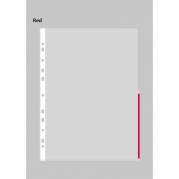 Signallomme, BNT Bnt/Office r&oslash;d, 210x297mm, PP pakke a 100 stk