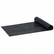 Affaldss&aelig;kke, 53 &micro;m, 750 x 1150 mm genanvendt LDPE, sort, 125 l rulle a 10 poser