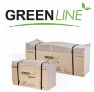 Pakkefyld af papir, FillPak Greenline paper, 1 lag, 70 g/m2, 381 mm x 360.00 m, genanvendt, gr&aring;, Sty