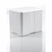 EPS skum, 400 x 300 x 330 mm PS, hvid, palle a 56 stk F&oslash;devaregodkendt