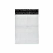 Coex Forsendelsespose, BNT, 50 &micro;m, 340 x 420 mm, genanvendt LDPE, sort/hvid 2 permanente adh. luknin