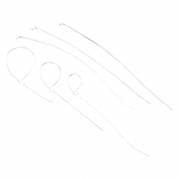 Kabelbinder, 175 mm, nylon/polyamid transparent white, pakke a 1000 stk barlok 175mm