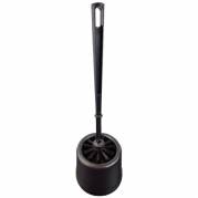 Toiletb&oslash;rste, Cleanline, med holder sort 75mmx360mm
