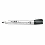 Whiteboardmarker, Staedtler Lumograph 351-9, 1-3MM, Rund spids, sort non-permanent