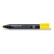 Marker, Staedtler Lumocolor, 352-1, 2MM Rund spids, gul, permanent