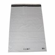 Coex Forsendelsespose, 50 &micro;m, 550 x 770 mm, genanvendt LDPE, sort/hvid Stregkode & genanvend. koder&nbsp;